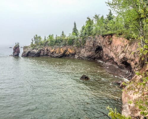 After the Sea Arch Fell at Tettegouche State Park