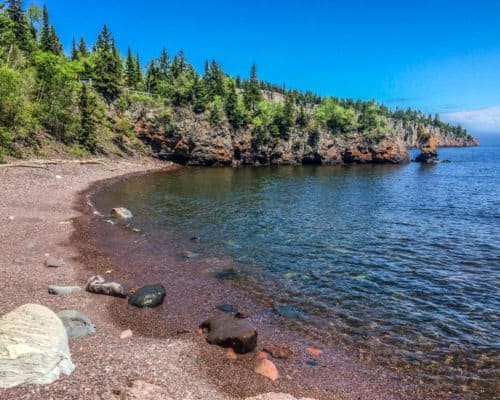 After the Sea Arch Fell at Tettegouche State Park