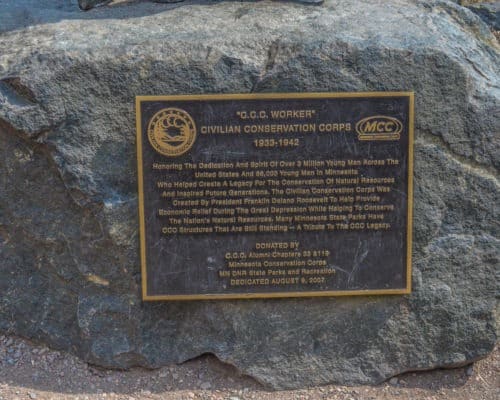 Gooseberry Falls State Park CCC Plaque
