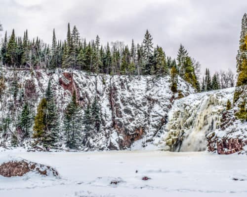 Tettegouche State Park in Winter