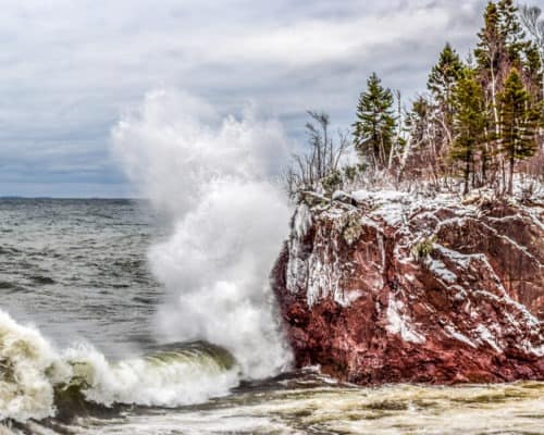 Gales of November at Tettegouche State Park