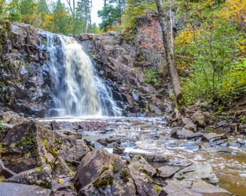 Split Rock Lighthouse State Park Waterfall