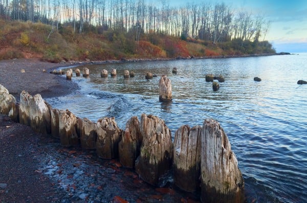 Split Rock Lighthouse State Park Pilings