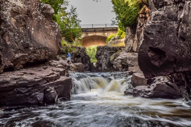 Waterfall on Temperance River