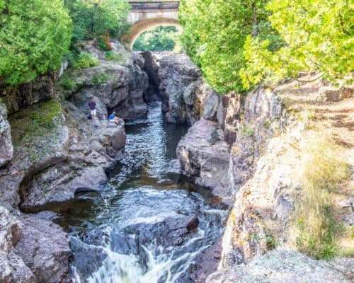 Temperance River at the Temperance River State Park