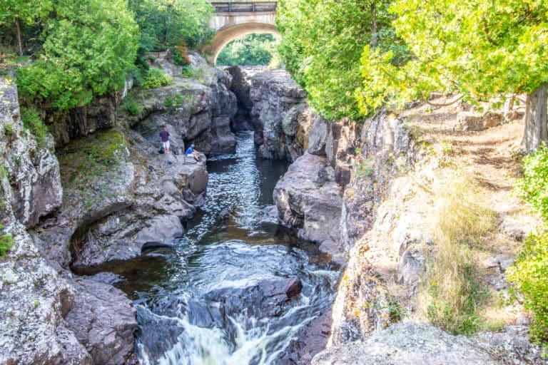 Temperance River at the Temperance River State Park