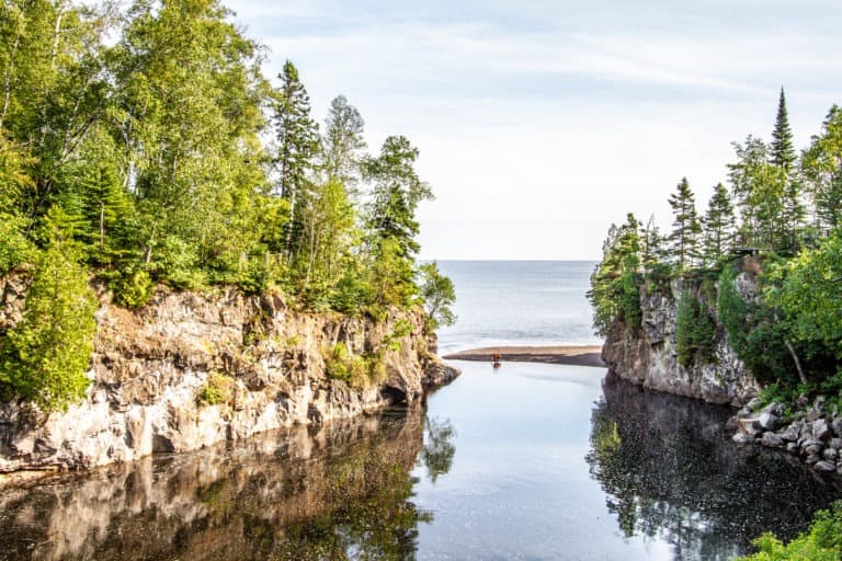 Mouth of the Temperance River