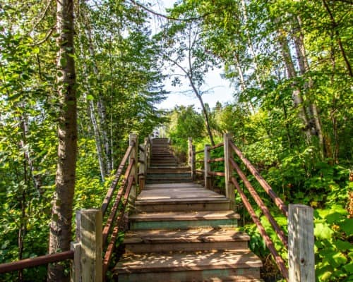 Stairs at Temperance River