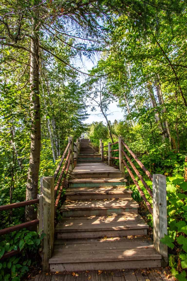 Stairs at Temperance River