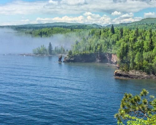 After Sea Arch Fell at Tettegouche State Park