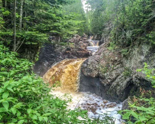 Smaller Waterfall at Cascade River State Park