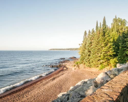 Lake Superior Shoreline Area at Cascade River State Park