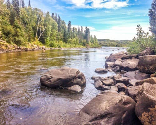 The Pigeon River at Grand Portage State Park