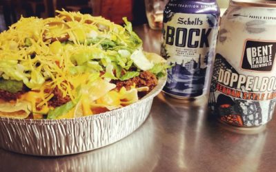 Hungry Hippie Tacos Nachos and Beer