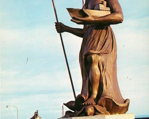 Standing Tall and Proud the King of Neptune Celebrate Duluth's Status