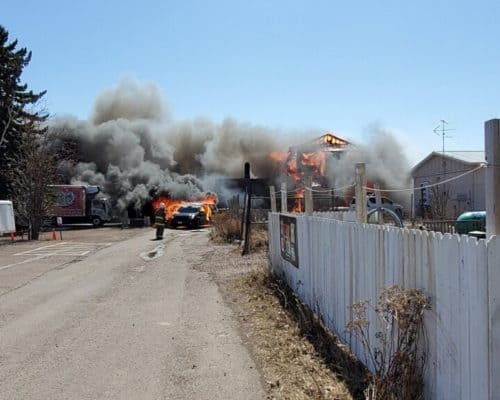 Active Fire Photo By Rhonda Silence, WTIP