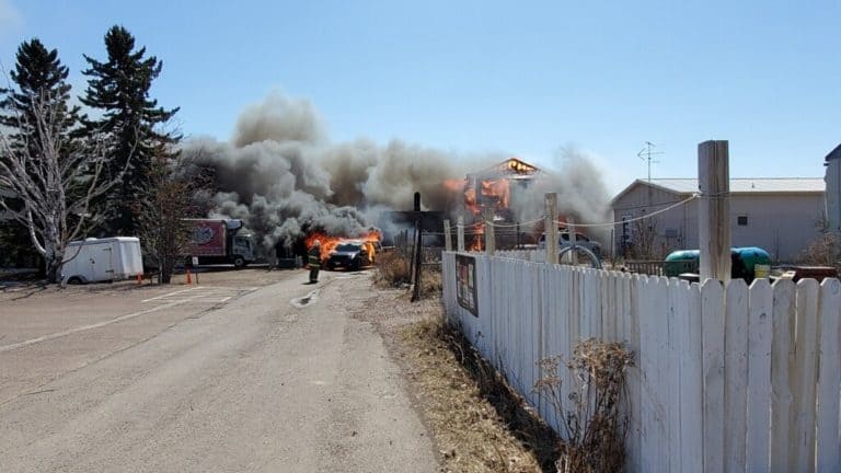 Active Fire Photo By Rhonda Silence, WTIP