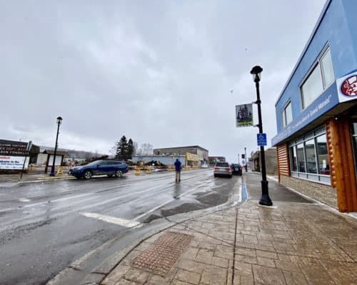 Looking Down Wisconsin Street