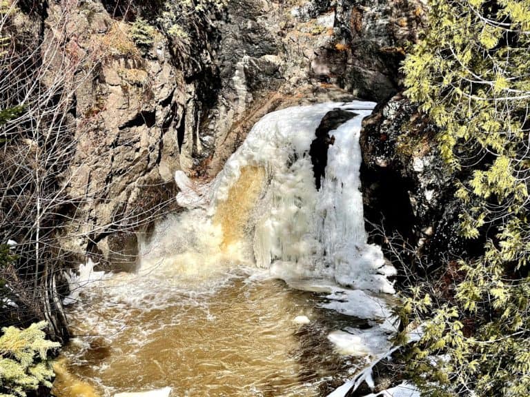 Cascading Falls at Cascade River State Park