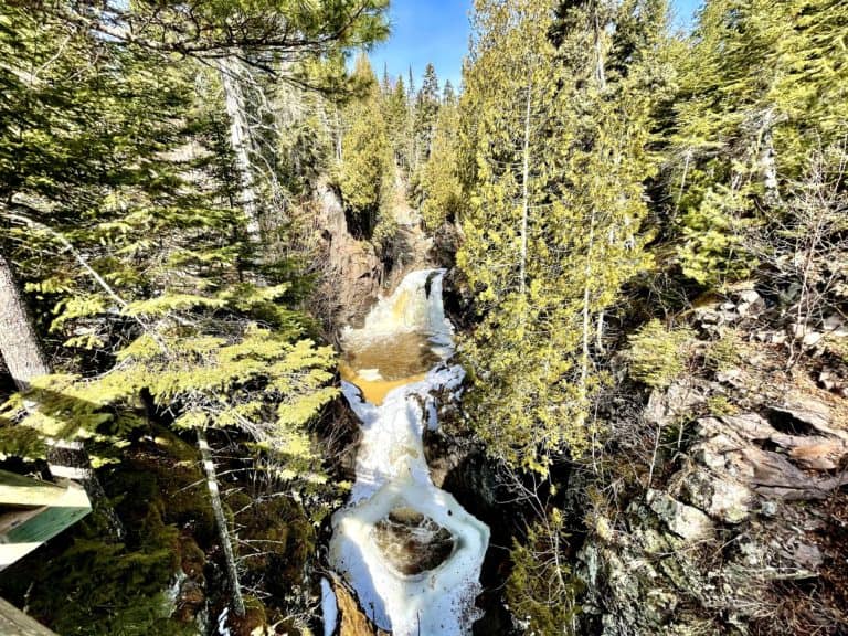 Lower Falls at Cascade River State Park