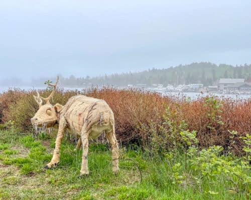 The Mother can be found in the Grand Marais Harbor Park